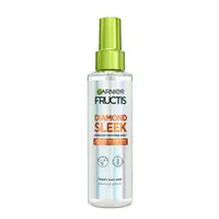 Fructis Diamond Sleek Shine Spray, 100H Frizz Free, 8% Vegan Keratin Complex & Argan Oil for Smooth Hair, Garnier