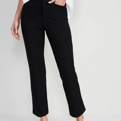 Old Navy Women's High-Waisted Pixie Straight Pants