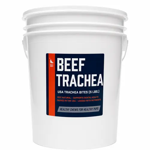 USA Beef Trachea Bites (5 Pounds) 100% Natural Dog Chew Treats - Single-Ingredient