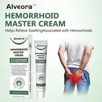 Alveora 3 Hemorrhoid Therapy Gel (Purple Daisy Color) with Lidocaine, Glycerin, Camphor, Methyl Salicylate - Antibacterial, Anti-Inflammatory, Cooling Itch & Pain Relief, Skin Moisturizing Personal Care Treatment