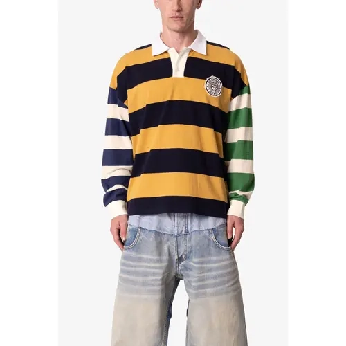 mnml Striped Rugby L/S Shirt - Multi