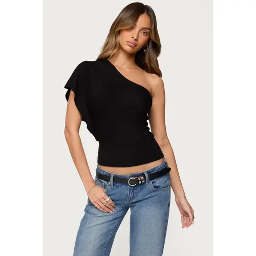 Asymmetric One Shoulder Top