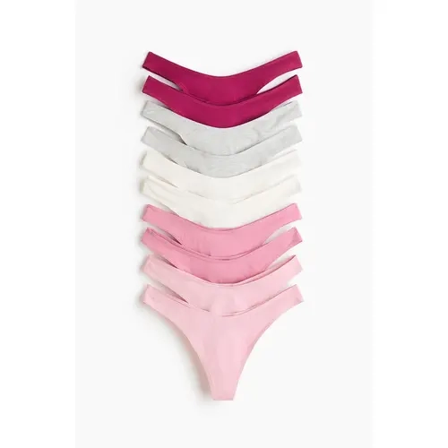 H&M 10-pack cotton thong briefs