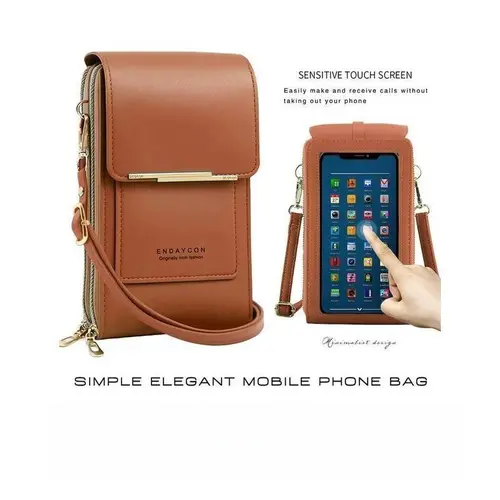 Women's 2026 Trendy Minimalist Elegant Touchscreen Crossbody Phone Wallet - Cross Body Bags, Purses, Shoulder Bags, Trending Purses with Multi-Card Slots, Coin Pouch, Adjustable Strap, Water-Resistant | Gym, Shopping Use Multi-Color Gifts,summerwins,fathe