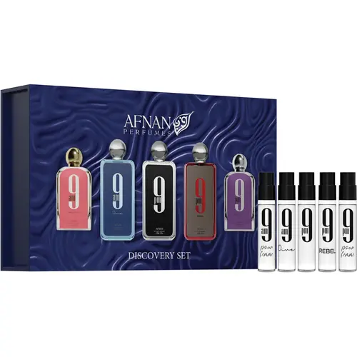 Afnan 9 Series Discovery Kit – Unisex Miniature Perfume Set (5 x 2ml Vials)
