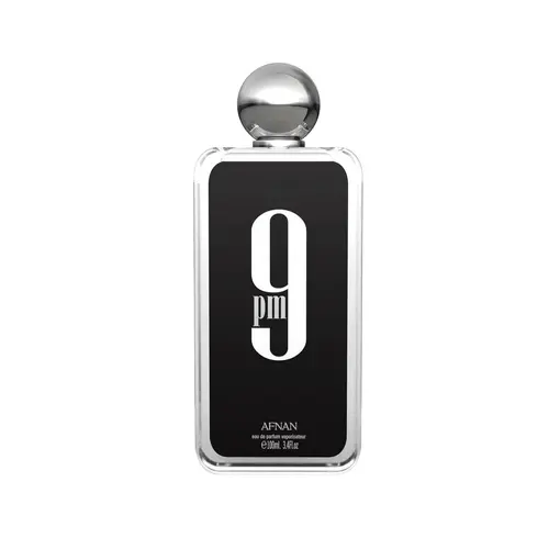 Afnan 9 PM Eau de Parfum for Men, 100ml(3.4 oz), Bold Statement of Masculinity and Sensuality