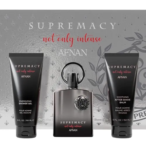 Afnan Supremacy Not Only Intense Gift Set for Men – EDP 100ml + Shower Gel 150ml + Deo Stick 75ml