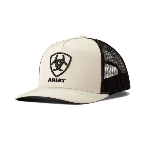 Men's Black Logo Patch Cap