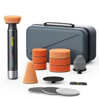 【DealsForYouDays】Fanttik P10 Pro Mini Car Buffer Polisher, 4000mAh Cordless Rotary Car Polisher Waxer, 2 Inch/3 Inch, 3 Variable Speed 300-950 RPM Car Detailing Kit for Polishing, Sanding, Waxing and Cleaning SummerWins,father'sdaygifts