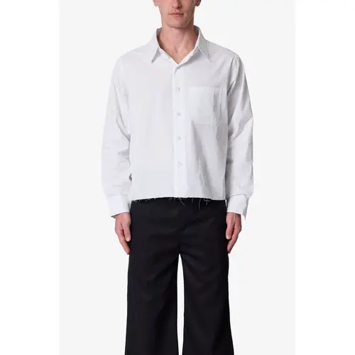 mnml L/S Poplin Shirt - White