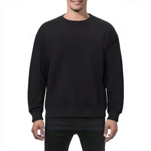 Unisex Crew Neck Sweatshirt - Essential Long Sleeve Loose Fit with Ribbed Hem for Men, Women & Couple Outfits summervibes Casual Hoodie