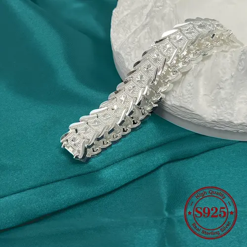 Unisex Silver-Plated Copper 12mm Coin-Shape Wide Bangle Bracelet - Allergy-Proof, Comfortable, Elegant Simple Style, Bracelet for Women & Adults, Everyday Wear, Gifting for Friends, Healing Properties Costume Jewelry