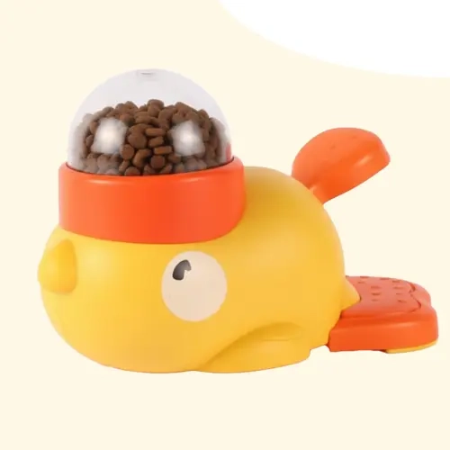 Aniwell Interactive Duck Toy – Treat Dispenser for Dogs & Cats | Mental Stimulation, Slow Feeder Puzzle Toy