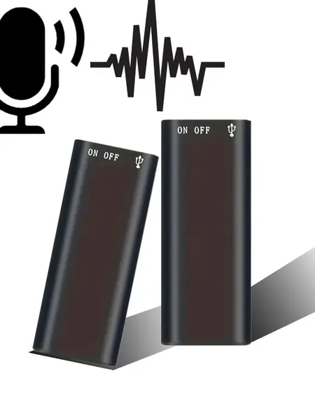 1pc Professional Voice Activated Digital Recorder, 8GB High Definition Noise Canceling MP3 Player, Ultra Thin Portable Recording Pen for Business Meetings, No Battery Included