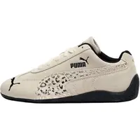 Puma Women's Narrow Fit Speedcat Cheetah Sugared Breathable Lightweight Athletic Running Shoes - Training Runner Footwear, Workout Sneakers, Mesh Gym Sports Footwear
