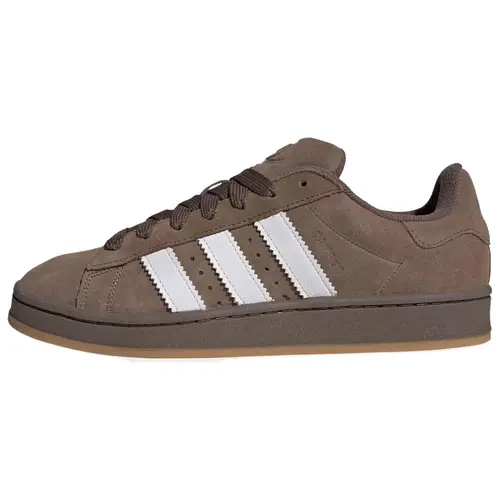 Adidas Campus 00s Men's Closed-Toe Athletic Sneakers - 'Earth Strata White Gum' Rubber Sole, Snug Ankle, Breathable, Earth Tones Elevate Basics Walking Shoes for Urban Casual Wear