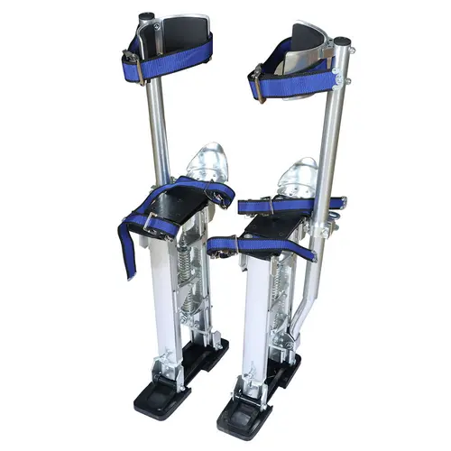 fathersdaygift findmall 15-48Inch Drywall Stilts Grade Adjustable Auminum Tool Stilt for Painting or Cleaning