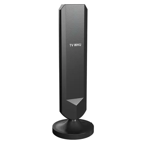 HWU TV Antenna by Summerwins - Indoor-Outdoor Audio & Video Accessories with 1080p HD, Amplifier Signal Booster, Detachable Remote Button Control, Local Channel Support, Long-Distance Reception, Included Cable, AH-DVB-91440 Telescopic Stand for Home Use,,
