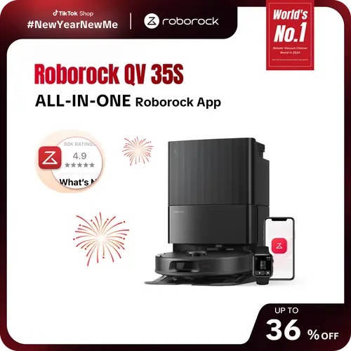 Roborock Qrevo Series Robot Vacuum and Mop - 10000Pa Strong Suction, 10mm Lifting, Dual Liftable Spinning Mops, Cordless, Self-Drying, Auto-Wash, Self-Emptying & Refilling, Smart Obstacle Avoidance, App Control, Autonomy-Enabled #TikTokShopFallDealsForYou
