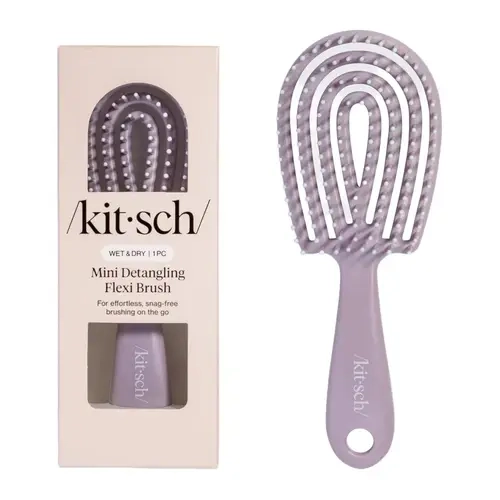 Soft Violet Detangling Flexi Brush - Mini
