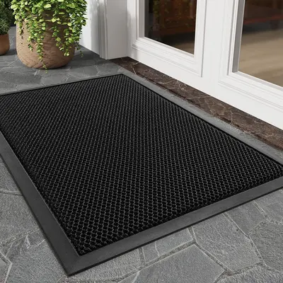 【 Summervibes】Mesh Quick-Dry Door Mat – Heavy-Duty, Dirt Trapper for Outdoor & Indoor Use, Ideal for Entrance, Mudrooms, Patios, and Garages, Low-Profile, Non-Slip, Washable
