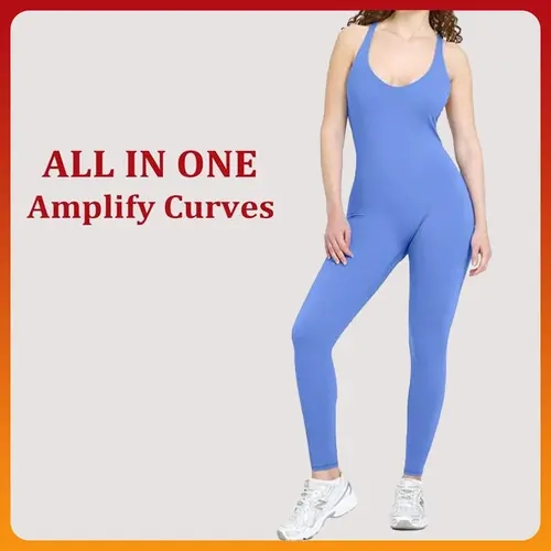 DENFY UNIFIED SCOOP BACK ALL IN ONE LONG Gymwear Women Workout Gym Sportswear Outdoor Sports Yoga
