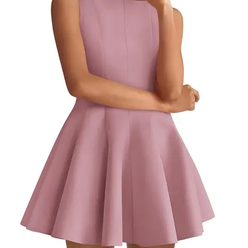 BTFBM Spring Dresses for Women 2026 Elegant Classy A Line Casual Graduation Business Work Party Cocktail Short Dress