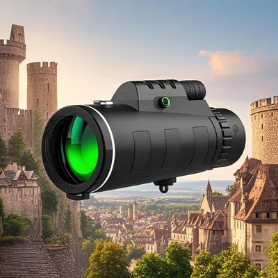 40x60 HD Professional Powerful Telescopic Monocular - Compact Mini Waterproof Pocket Zoom Telescope, Smartphone-Compatible for Hunting, Outdoor Camping Accessories