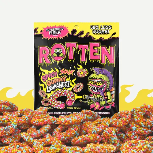 [NEW!] Spicy Sour Gummy Cruncheez Solo Size (1.8oz)