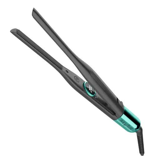 RevAir Micro Edge Styler 5/16 (8mm) Inch Micro Styling Iron - Ultra-Thin Pencil-Tip Flat Iron for Precision Styling and Salon-Worthy Results Ceramic Hair Waver