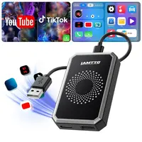 [Only For 2016+ Vehicles] LAMTTO Wired-to-Wireless CarPlay Adapter - Designed for Vehicles with Factory-Wired CarPlay Supports In-Car Playback of Netflix, YouTube, TikTok, and More. [Not for BMW/Tesla]