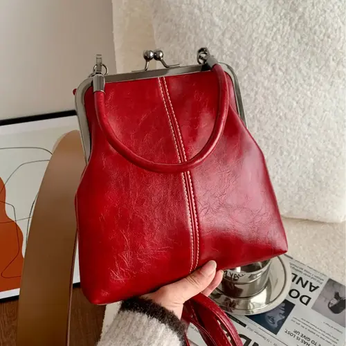 【Black Friday】European and American Retro Lightweight Clasp Crossbody Purse, Unique High-Quality Shoulder Bag for Parties, Shopping and Commuting