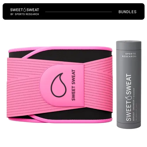 Sweet Sweat Gel Unscented (6.4oz) + Pro Series Waist Trimmer Bundle