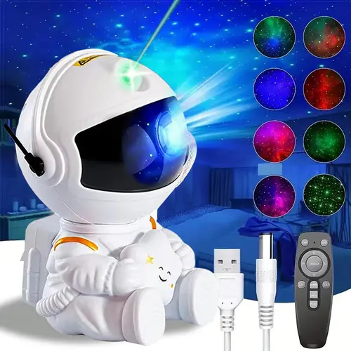 Astronaut Star Projector, Galaxy Projector Light, Kids Night Light, Colors LED Nebula Star Ceiling Night Light with Remote,Kids Room Decor, Gifts for Birthdays, Valentine's Day, Christmas