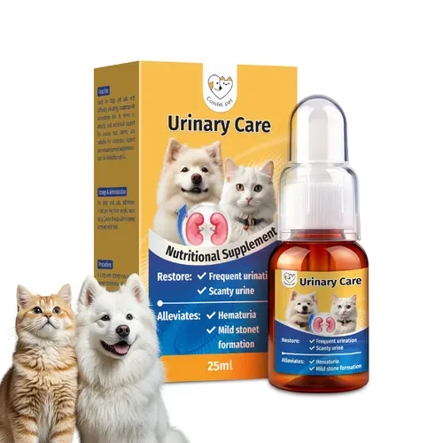 Cassiel-Pet Daily Pet Urinary Care Liquid for Dogs & Cats, Cranberry Flavor, Gentle Pet Urinary Support, Easy to Feed, Mix with Food