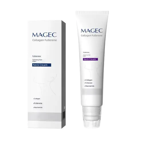 Reduces Wrinkles and Double Chin,Five Rollers for All Around Massage,Neck Firming Cream,Collagen Neck Cream,Relieves Edema,Suitable for Wrinkled Skin,with Hyaluronic Acid,VitaminC+E.
