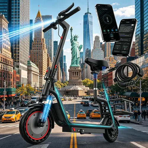 Foldable Adult Electric Commuter Bike, 350W Motor E-Bike, 19MPH Top Speed, 16–28 Mi Range, UL 2272 Certified Battery, LED Lights, 12 Month Warranty