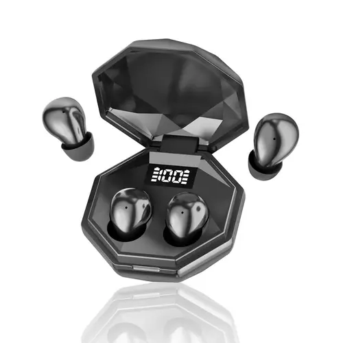 INSONIXN SK45 ANC Bluetooth In-Ear Headphones - Lightweight Rechargeable Earbuds, Noise Cancelling, Heavy Bass, Tiny Size, Touch Control, Display, Sleep Aid, Cable Management, Car Audio Compatible (TikTok Shop Back to School), Earbud