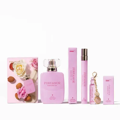 PUREAMOR Balboa Rosa P10 Women's Long Lasting EDP - Liquid Pheromone Perfume Infused with Estratetraenol, Smooth Pink Rose Fruity Floral Scent with Turkish Rose, Lychee, Musk, Daytime Wear, Multi-Size (2ml/12ml/30ml), Gifts for Women