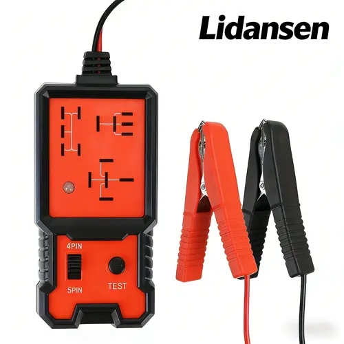 12V DC Circuit Tester for 12V Vehicles - Handheld Automotive Diagnostic Tool with LED Quick Read, Universal Relay Connector, Portable Design for Mechanics, Hobbyists & Fast Fault Checks