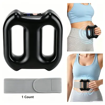 Fascia Ring with 3 Modes and 5 Intensity Levels, Full-Body Muscle Relaxation and Deep-Tissue Shaping Vibration Massager for Belly, Legs and Thighs, Muscle Massagers