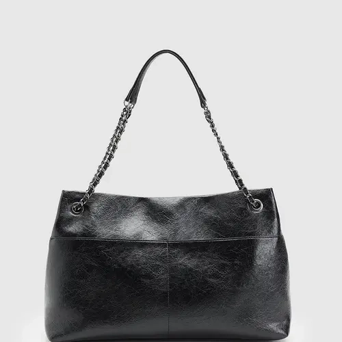 URBAN REVIVO Women's Casual Fashion Faux Leather Shoulder Bag - Convertible Crossbody, Animal-Free Shell, Everyday Purse, Polished Finish Accessory for Women