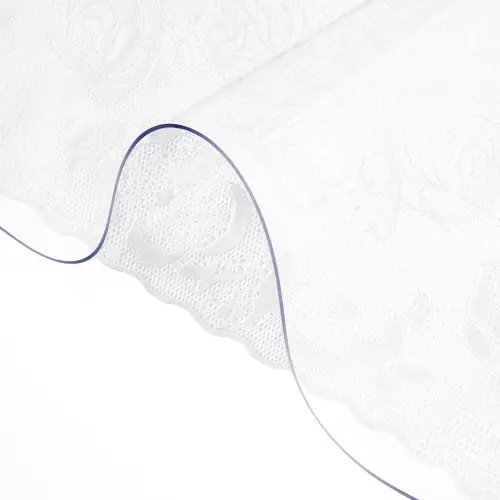 【Fallpicks】VEVOR 2 mm Thick Transparent Scratch-proof PVC Table Cover, 36 x 60-in Waterproof Table Cloth, Heat Resistant Up to 80°C, Spill-resistant, Marble & Steel Safe, Easy to Clean for Indoors Office Dresser Protection