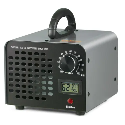 【Fallpicks】VEVOR 36000mg/h Ozone Generator Odor Remover, 0-120 Min Timer, Continuous Hold Function, 3230 sq ft (300m²) Coverage, 7.75x6.89x6.3" Size, Smoke Elimination, for Commercial Use, Freshens Cars Basements Offices