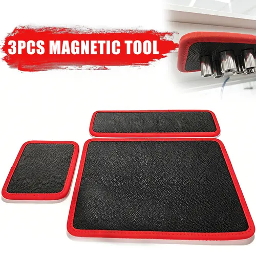 Magnetic Tool Mat & Holder | Flexible Magnetic Tray for Garage Workshop, Scratchproof PVC Surface with Non-Slip Grip | Auto Repair, Toolbox Organizer for Mechanics & DIY#summerfinds