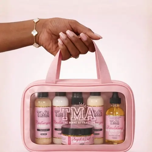 Essentials Travel Haircare System - Unisex 3.4oz TSA-Friendly Travel Size Liquid Set with Shampoo, Conditioner, Rosemary Oil for Daily Hydration, Growth, Styling, Smoothness, Moisturizing Beauty Products