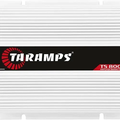 Taramps TS 800x4 Car Audio Multichannel Amplifier 800 Watts Rms 4 Channel 2 Bridged Channel Full Range Crossover RCA High Level Input Class D