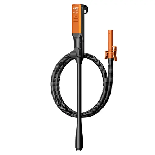 ANSE Battery-Powered Liquid Transfer Pump (Batteries Not Included) - 2.5GPM Compact, No-Spill, Leakproof Seal Pump with Button Trigger, Safe, Portable, Lightweight for Effortless Easy Fuel Transfer, Consistent Suction (Lawn Mowers, Boats)