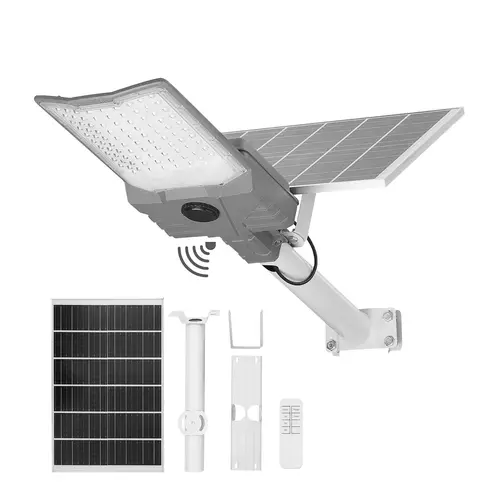 VEVOR 12000W Split-Type Solar Street Light Outdoor, 900000LM High-Powered Commercial Lamp with RF Remote Control, IP65 Waterproof Security Lighting, 2 Lighting Modes, 10–100% Dimming, 20H No Wiring, Shatter-Resist Body for Streets, Driveways