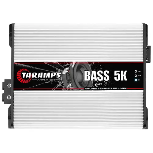 Taramps Bass 5k Amplifier 1 Ohm 5000 Watts RMS 1 Channel Full Range Car Audio